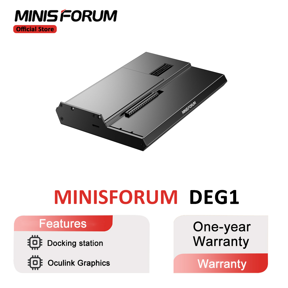 MINISFORUM DEG1 External GPU D - Oculink Gpu Dock Station review and price